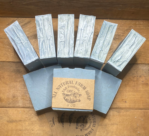 Handmade Cedar Leather Soap