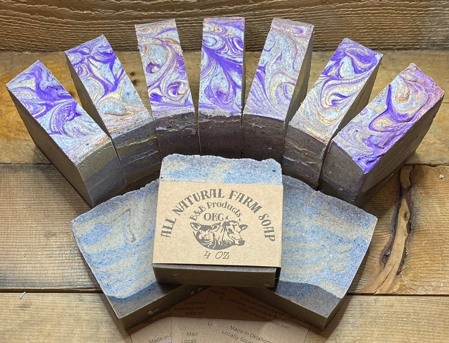 Lard Soap - All Natural Farm Soap, Made with Pasture Raised Lard, Olive Oil and Coconut Butter