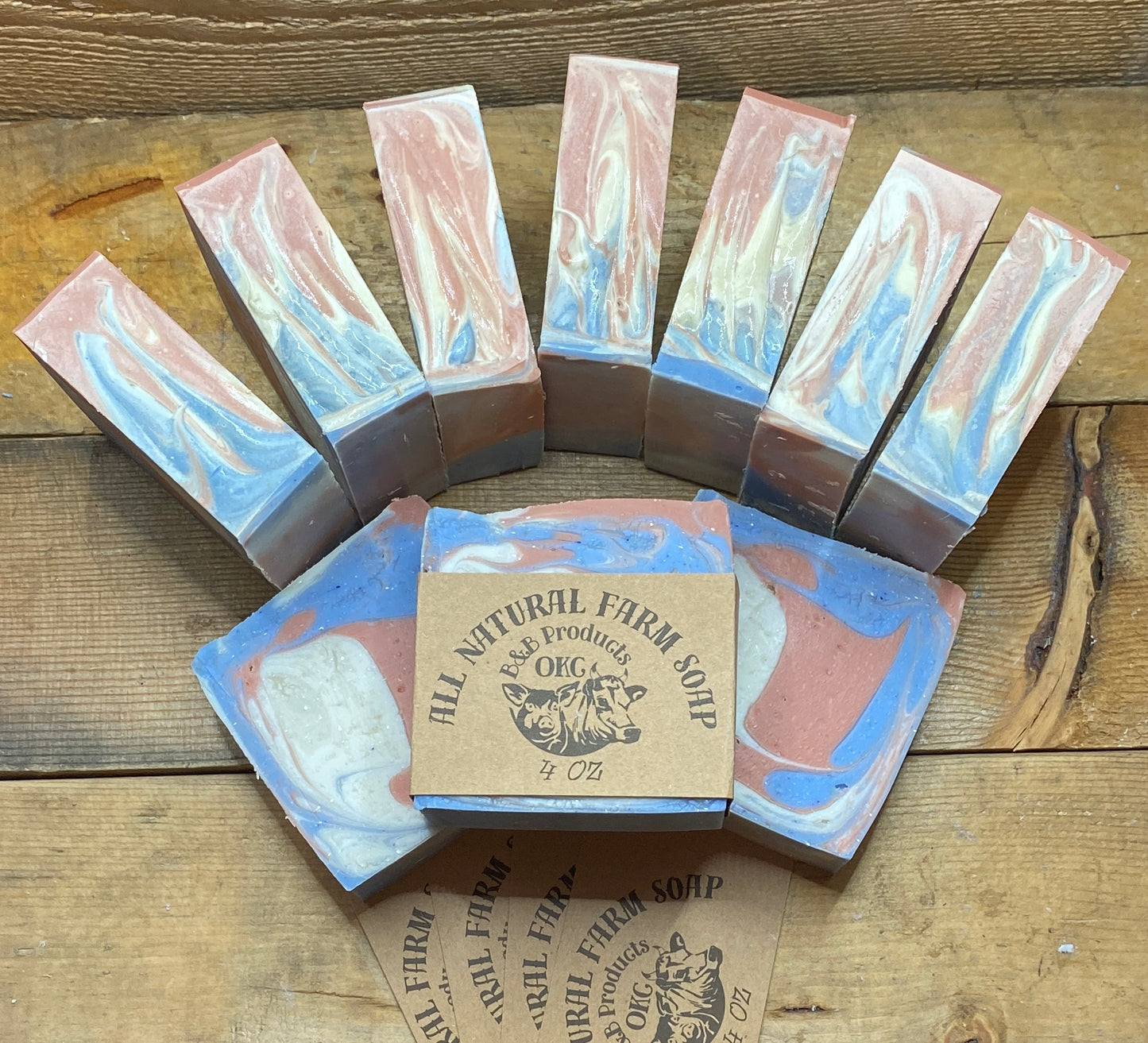 Lard Soap - All Natural Farm Soap, Made with Pasture Raised Lard, Olive Oil and Coconut Butter