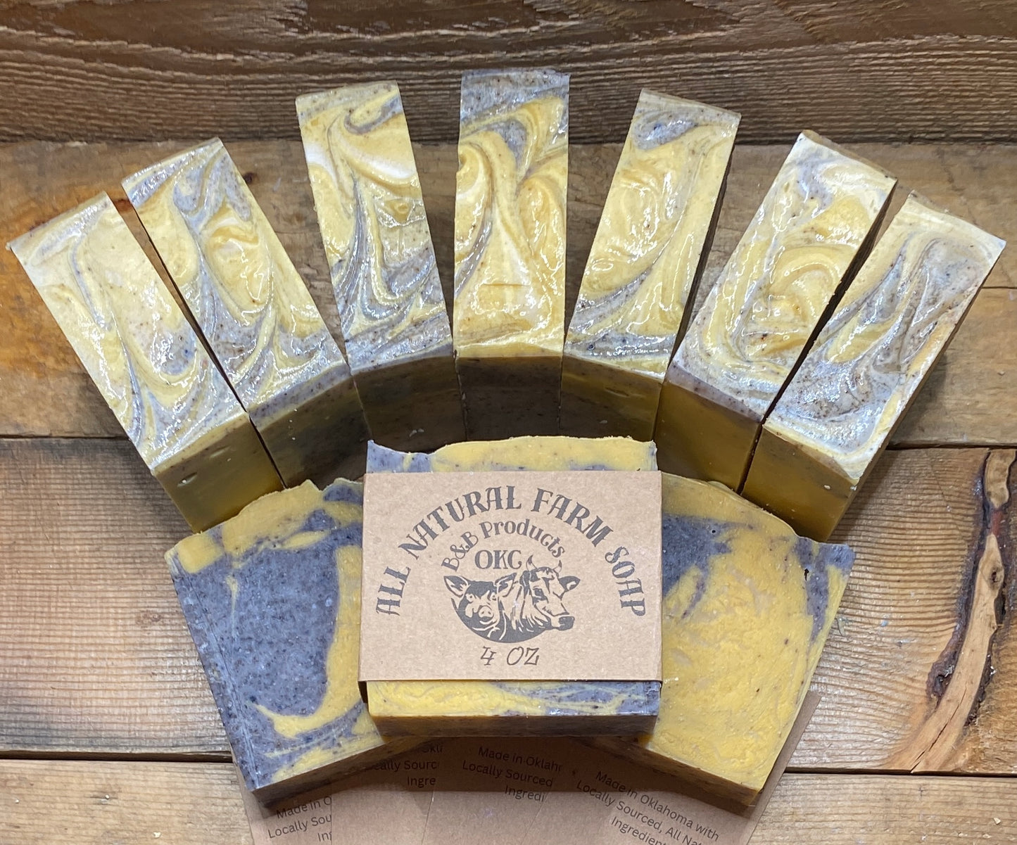 Lard Soap - All Natural Farm Soap, Made with Pasture Raised Lard, Olive Oil and Coconut Butter