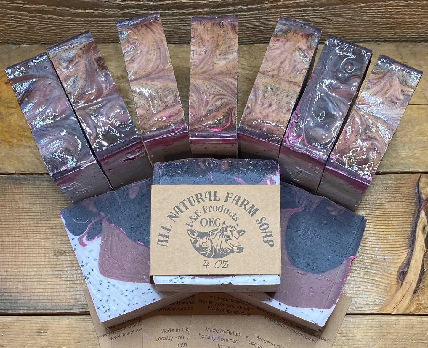 Lard Soap - All Natural Farm Soap, Made with Pasture Raised Lard, Olive Oil and Coconut Butter