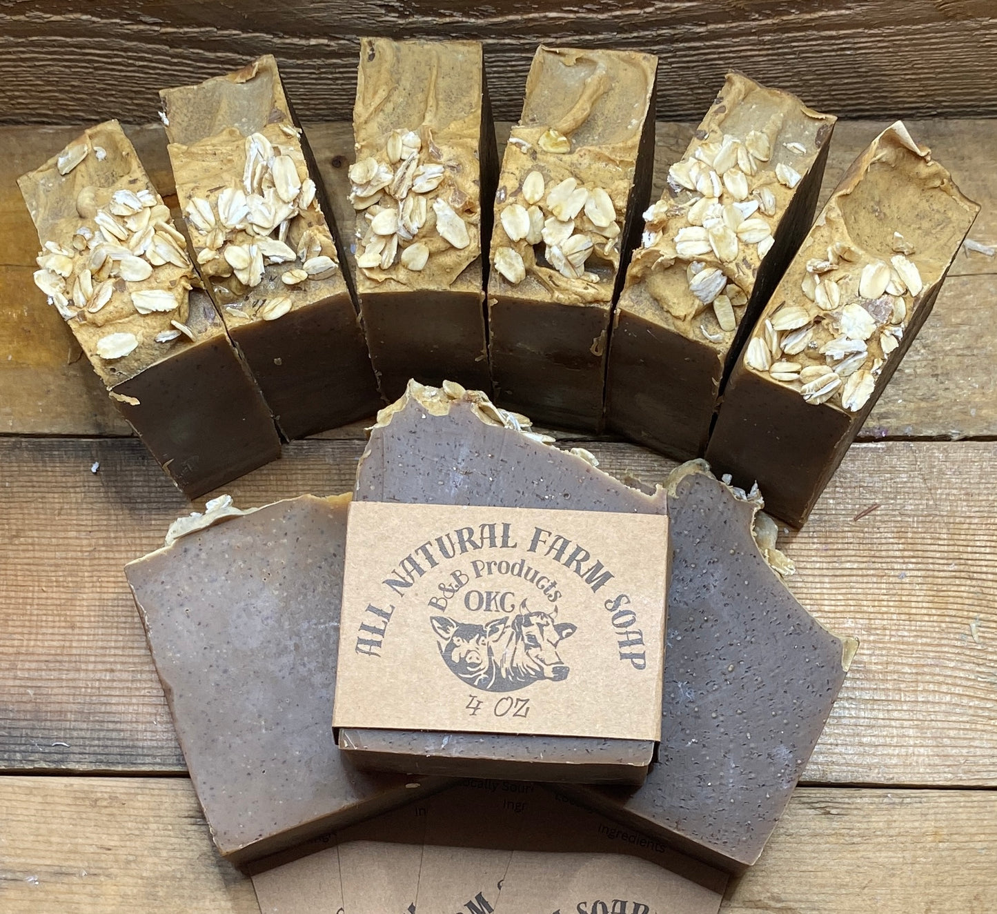 Lard Soap - All Natural Farm Soap, Made with Pasture Raised Lard, Olive Oil and Coconut Butter