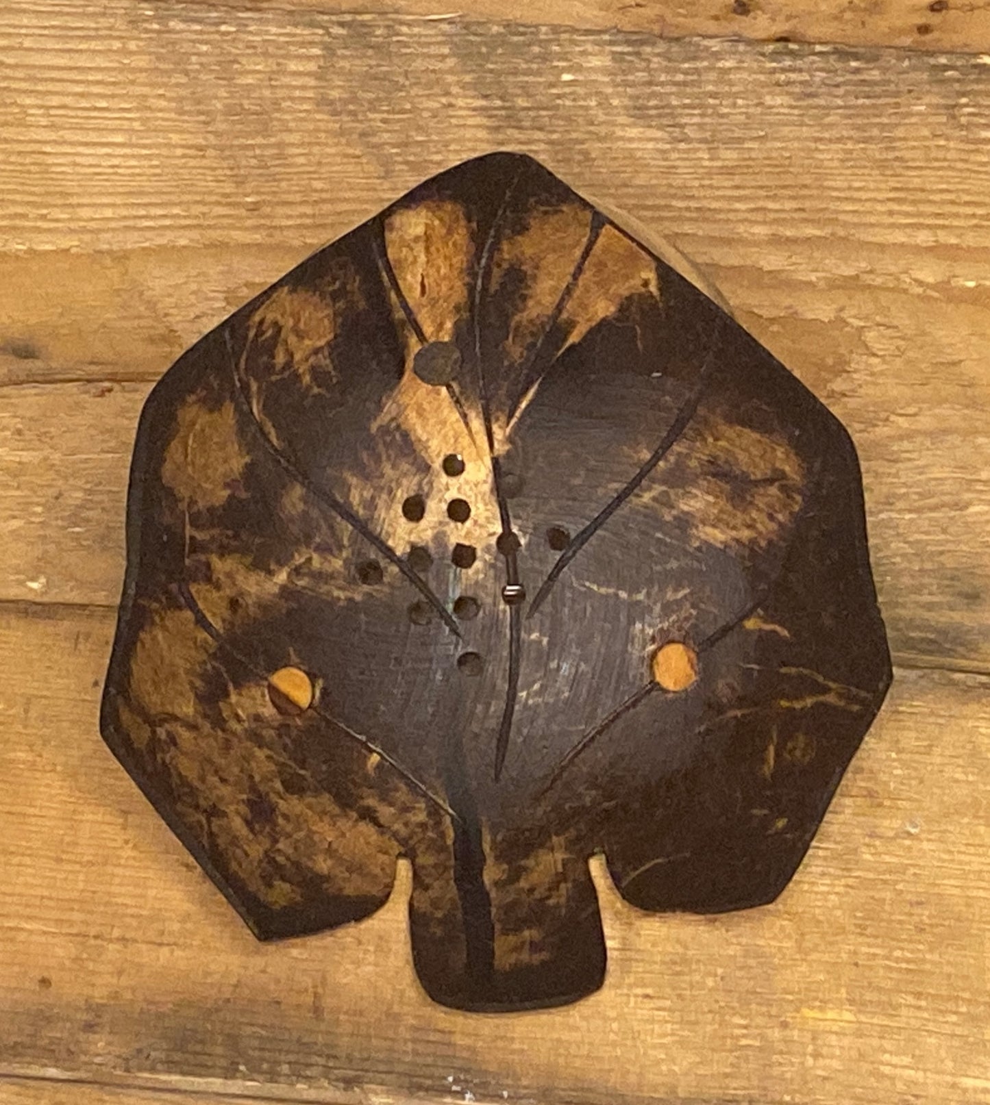 Hand Carved Recycled Coconut Shell Soap Dish - Variety of Shapes