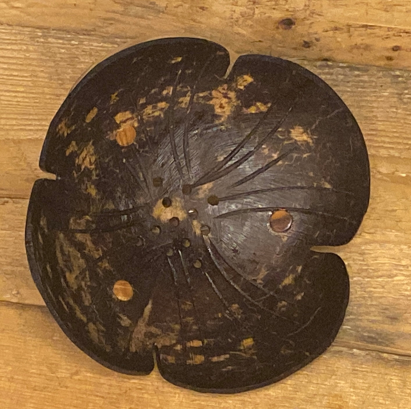 Hand Carved Recycled Coconut Shell Soap Dish - Variety of Shapes
