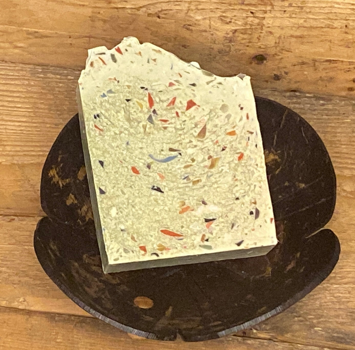 Hand Carved Recycled Coconut Shell Soap Dish - Variety of Shapes