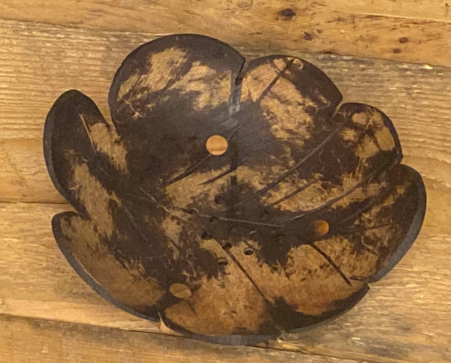 Hand Carved Recycled Coconut Shell Soap Dish - Variety of Shapes