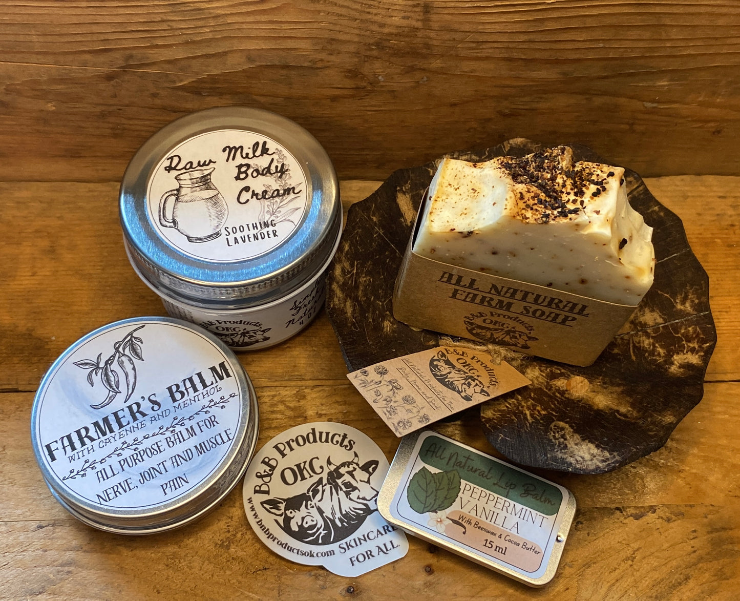 Lip Balm - All Natural Lip Balm with Locally Sourced Beeswax, Pasture Raised Lard and Cocoa Butter