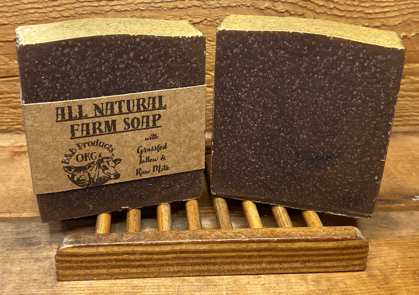 Tallow Soap - All Natural Grassfed/Grass Finished Tallow and Raw Milk Soap, with Olive oil and Coconut Butter