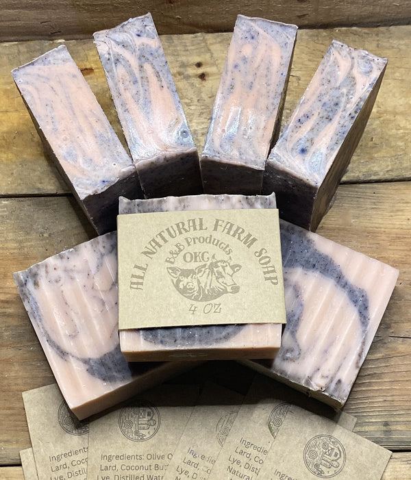 Handmade "Love Spell" Like Soap with French Pink Clay and Alkanet Powder