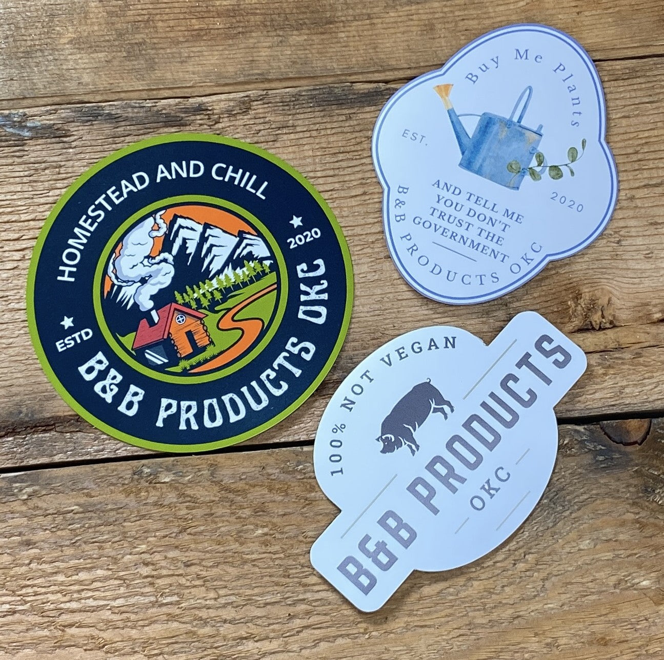 Homestead Stickers - 3"