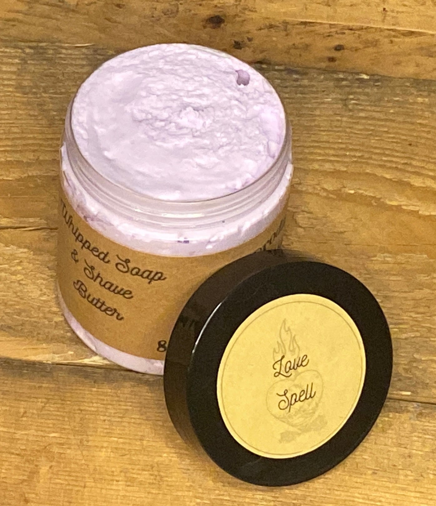 Whipped Soap Love Spell Scent Purple Soap for Shaving