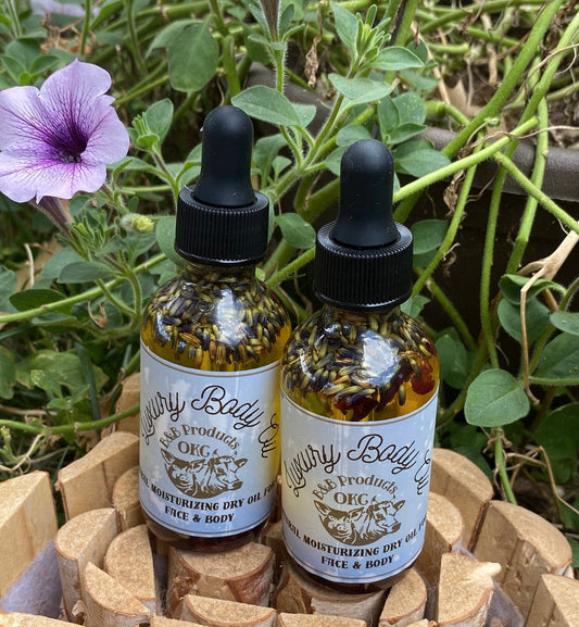 Luxury Body Oil with Rosehip Oil and Vitamin E